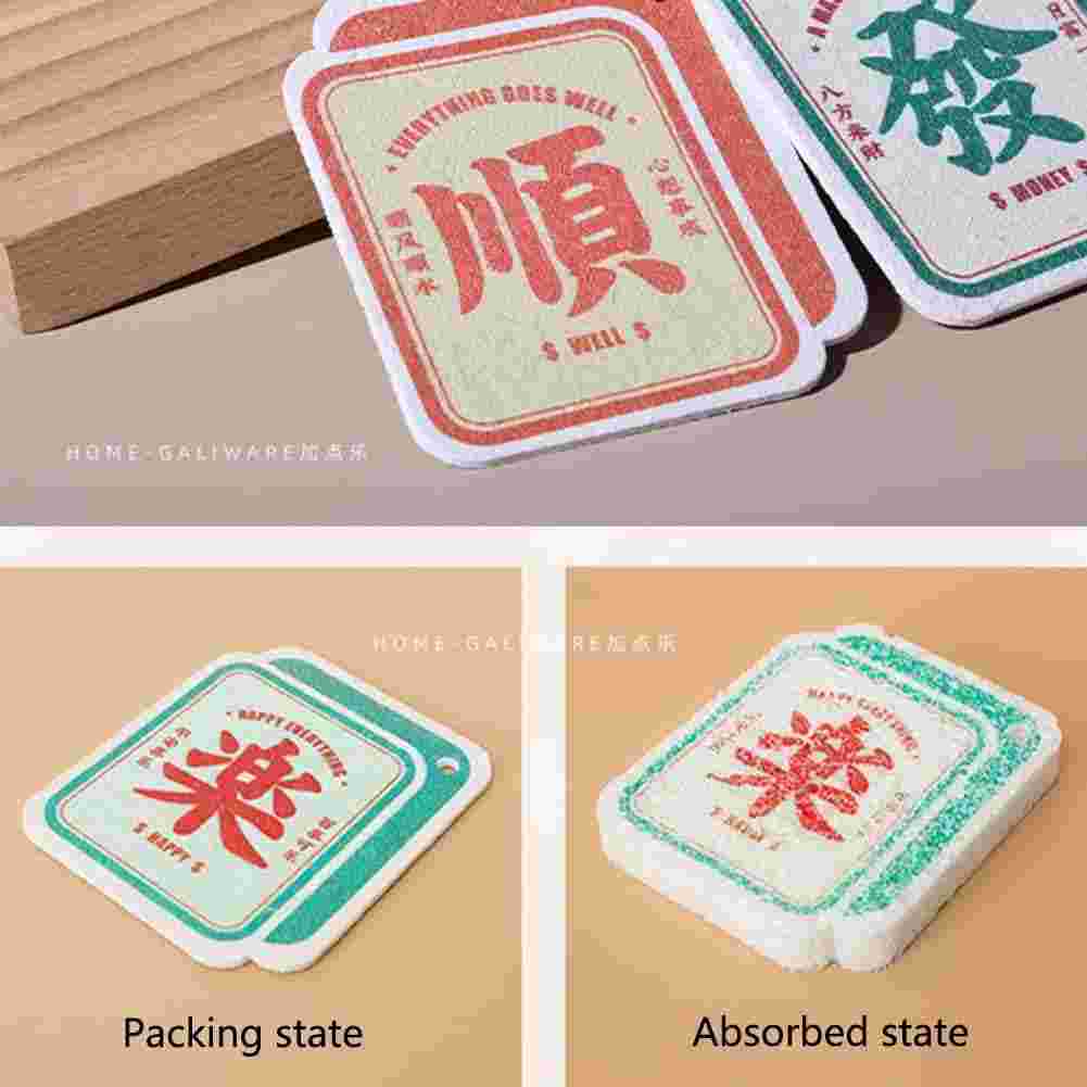 MaJiang Pulp Cotton Dish Sponge 1pcs