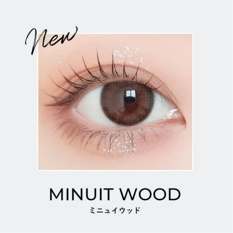 Envie 1 Day Colored Contact Lens Minuit Wood -1.50 10pcs