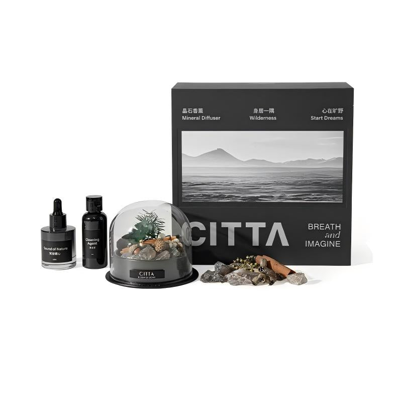 Citta西苔旷野秘境香薰礼盒高级感扩香石茶晶石梵音藏心