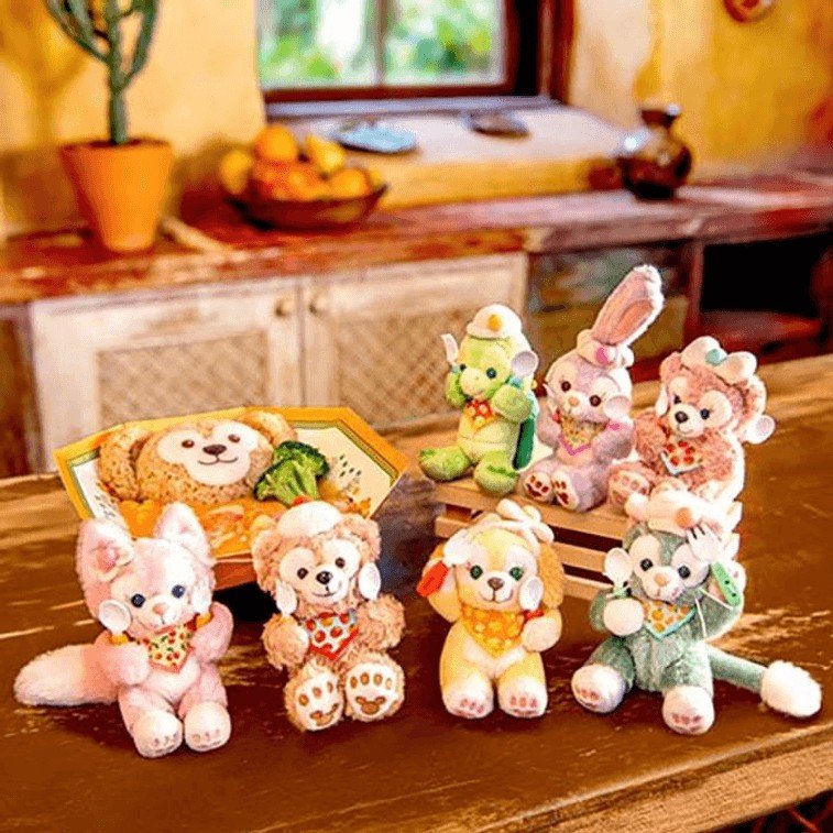 Disney Wonderful Kitchen Collection Plush Keychain Cookie Ann