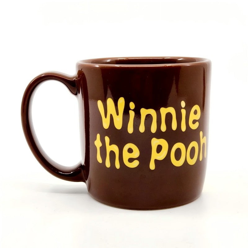 Disney Coffee Mug Winnie The Pooh Butterfly Brown