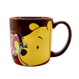 Disney Coffee Mug Winnie The Pooh Butterfly Brown
