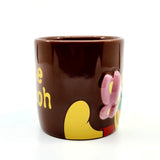 Disney Coffee Mug Winnie The Pooh Butterfly Brown