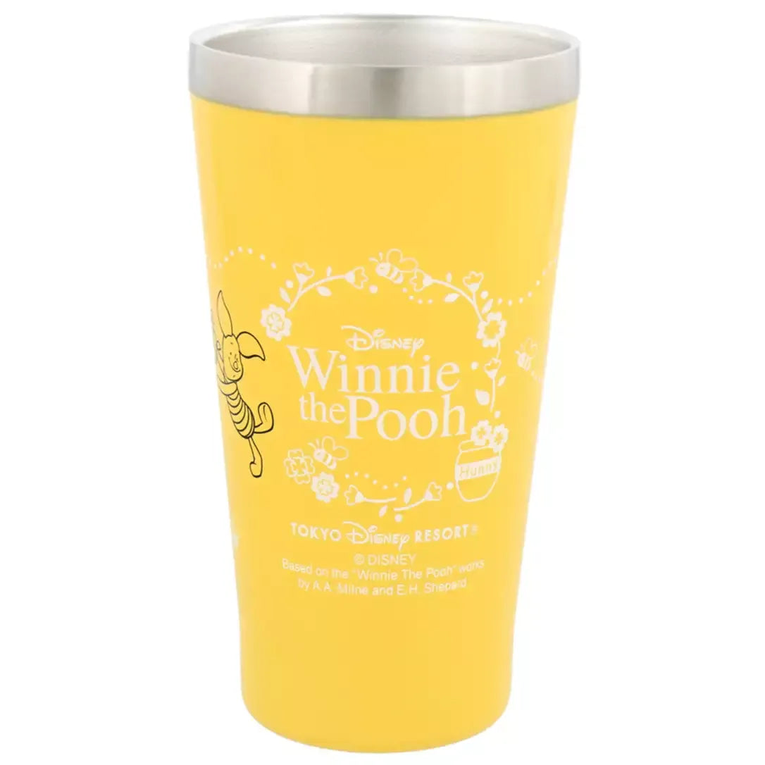 Tokyo Disney Resort Stainless Steel Tumbler Pooh & Piglet & Tigger Yellow