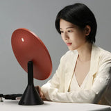 Muid Smart Beauty Large Round Mirror Black Orange