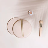 Muid Led Portable Folding Makeup Mirror Smokey Pink