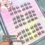 MJSP萌睫尚品假睫毛双尖太阳花 8排