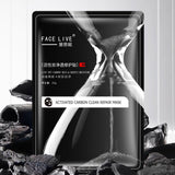 Face Live Activated Charcoal Black Mask 1pcs
