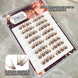 Meng Jie Shang Pin Glue-Free False Eyelashes Deep Brown