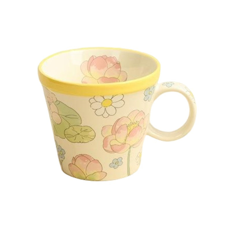 Lotus Blue Aman's Spring Mug Cup Lotus 330ml
