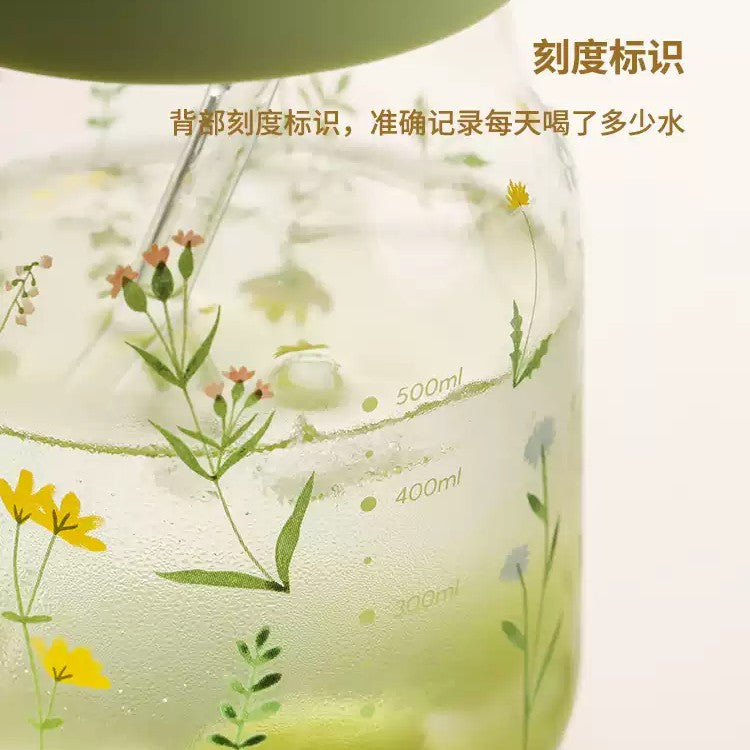 Lotus Blue Xiuxi Straw Cup Small 630ml