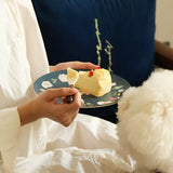 Lotus Blue蓝莲花阿满系列竹纤维盘圣诞