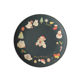 Lotus Blue蓝莲花阿满系列竹纤维盘圣诞