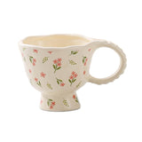 Tall Ceramic Mug Mini Flower 300ml