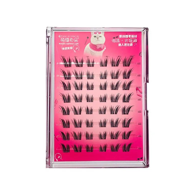 Meng Jie Shang Pin Glue Free False Eyelashes Cat Princess