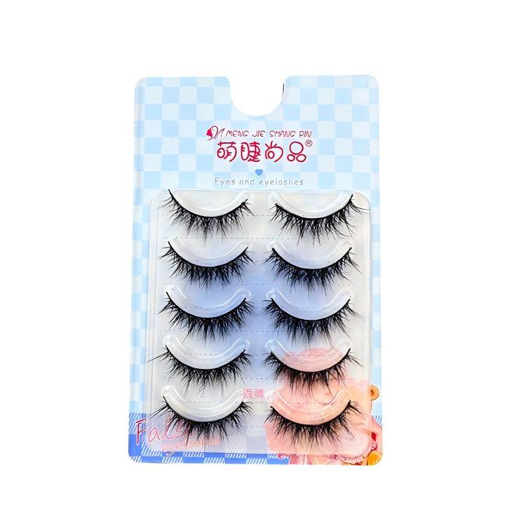 Meng Jie Shang Pin Full Strip False Eyelashes 5D Fluffy Manga Lashes