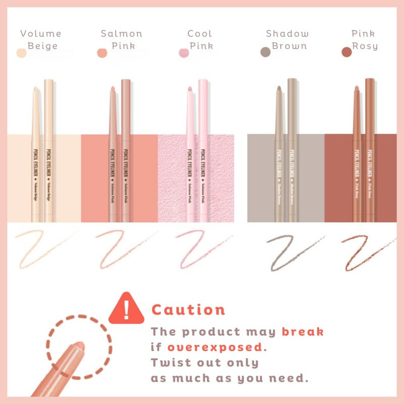 Thebom AegyoSal Eyeliner Under-Eye Enhancing Pencil #Cool Pink