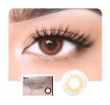 Olens月抛美瞳Spanish Real Brown -4.50 2pcs