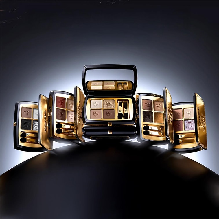 MaoGeping Sculpture 4-Color Eyeshadow #Lucky Red Gold