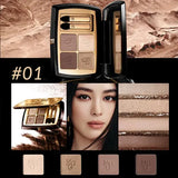 MaoGeping Sculpture 4-Color Eyeshadow #Sand Brown(211+101+304+117)