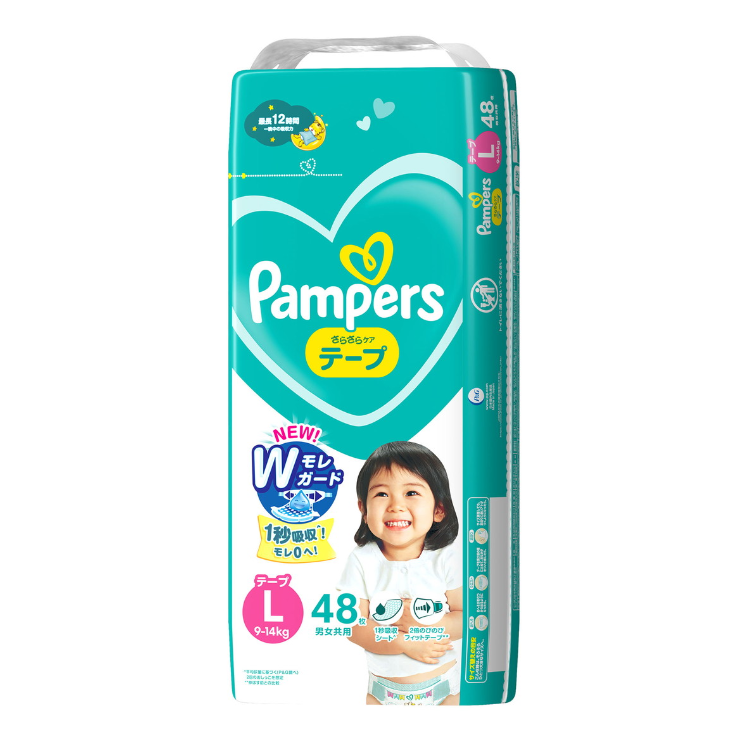 【团购】P&G-Premium-一级帮系列-纸尿裤-L码-9-14kg-48枚入