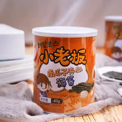 小老板南瓜子夹心海苔-40g