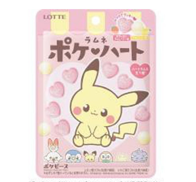 Lotte-乐天-宝可梦拉姆恩爱心糖果-40g