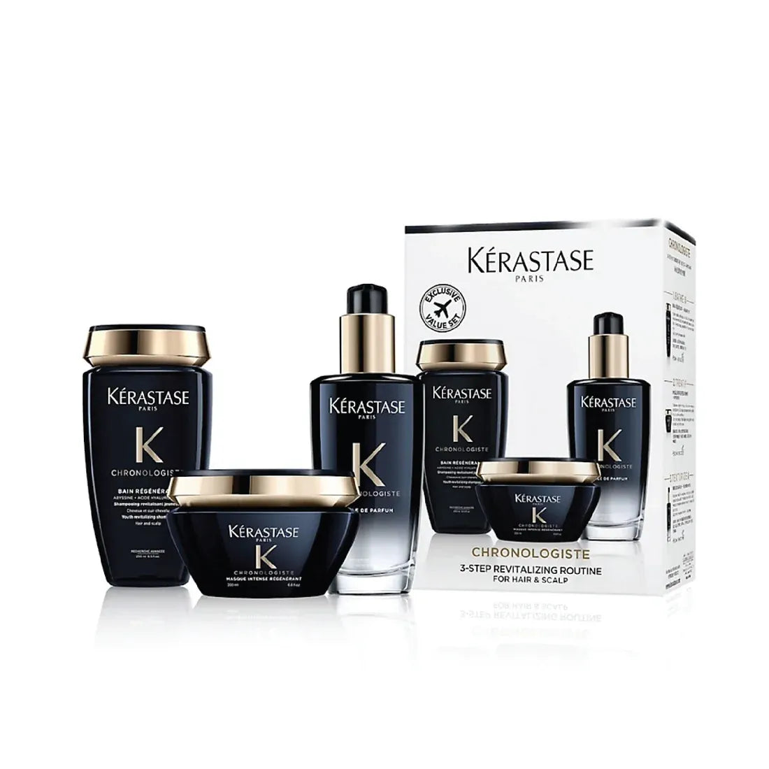Kerastase卡诗黑钻鱼子酱洗护三件套清透修护