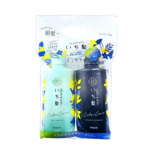 Kracie-Ichikami-护色修护洗护套装480ml+480ml