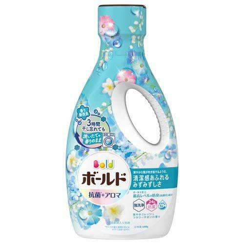 P&G-宝洁-二合一柔顺花香洗衣液-640g-蓝色百合花香