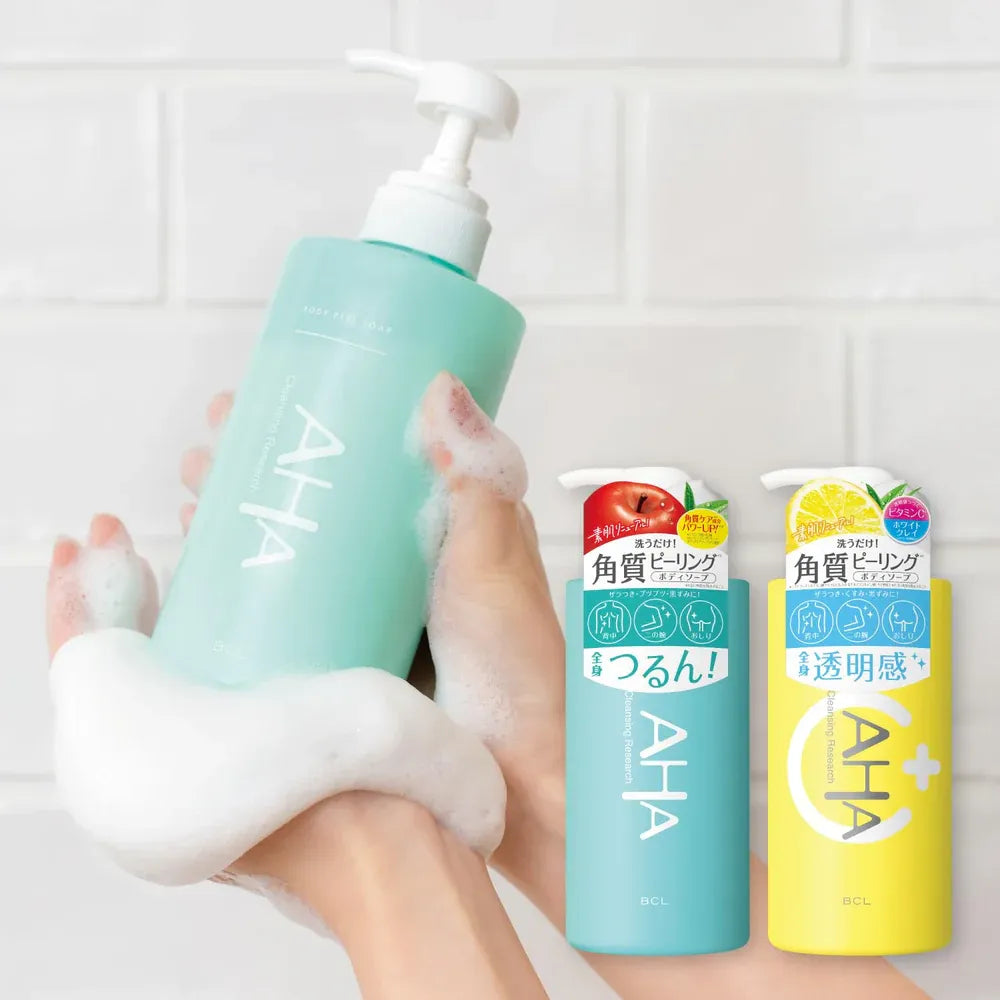 BCL去角质保湿沐浴露苹果香 480ml
