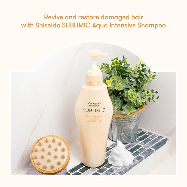 Shiseido Sublimic Aqua Intensive Shampoo For Damaged Hair 500ml