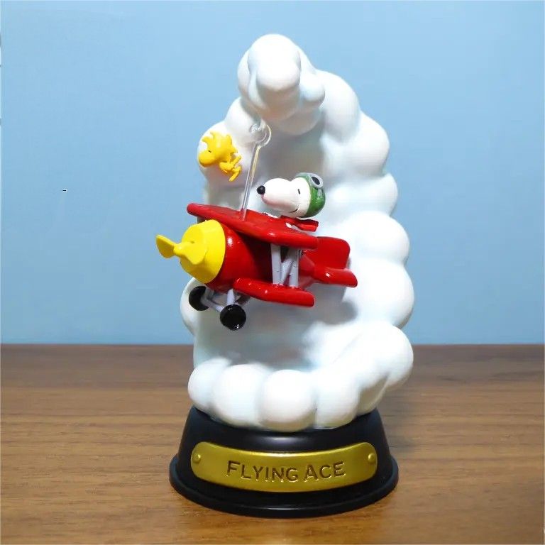 Re-Ment Boite De 6 Figurines Snoopy Swing Vignette Ornament