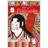 Pure Smile战国艺术彩绘脸谱面膜补水保湿 4片
