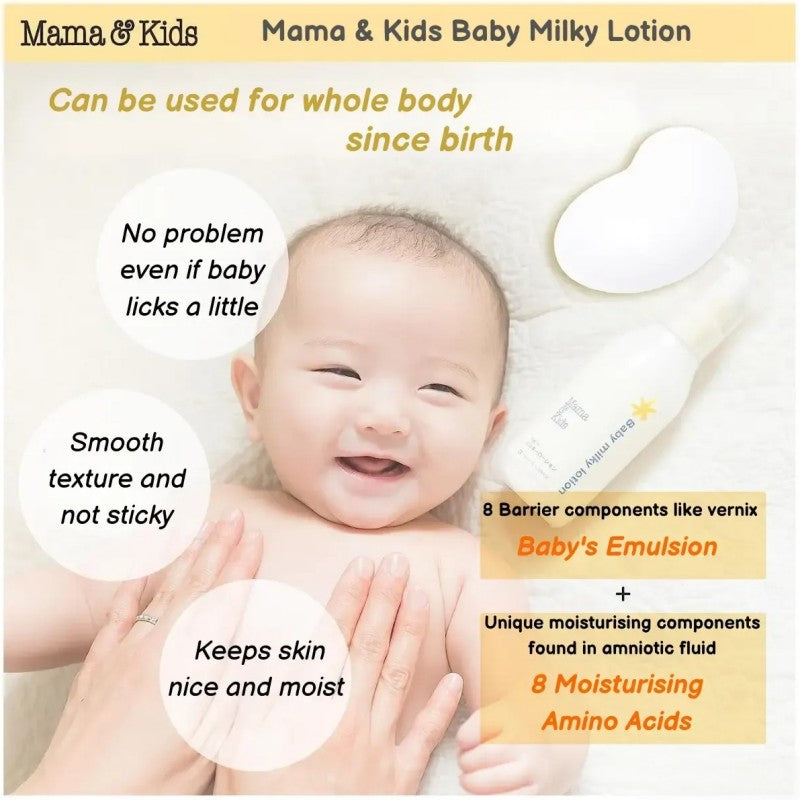 Mama & Kids Baby Milky Lotion 380ml – Fancylife