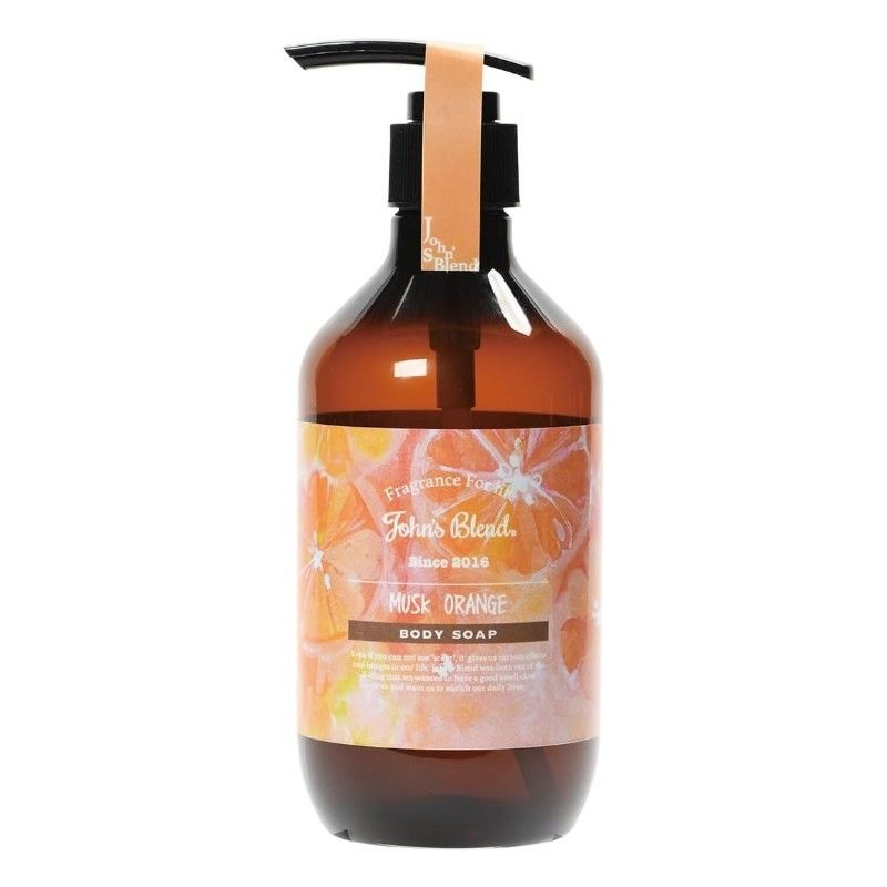 John's Blend Body Soap Musk Orange 300ml
