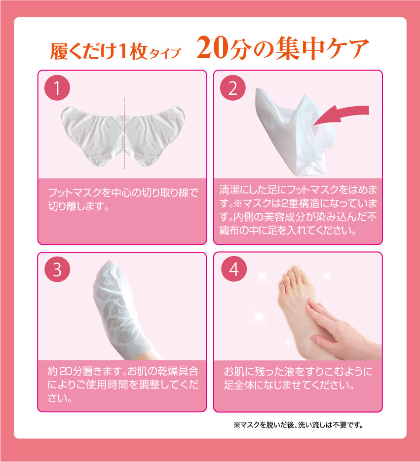 Lucky Trendy Japan Water Peeling Foot Mask