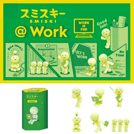 Smiski角落君打工人系列夜光精灵盲盒 1个
