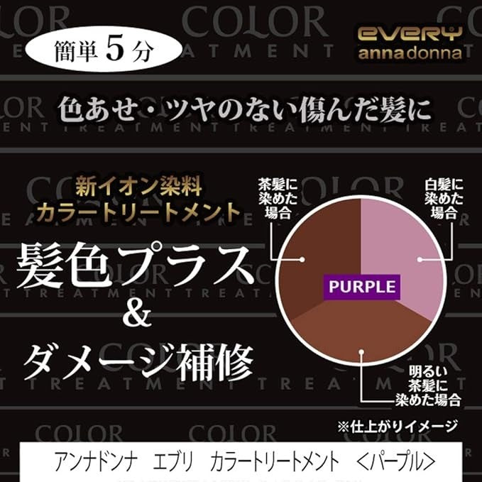 Anna Donna Every Hair Color Treatment Purple 160g