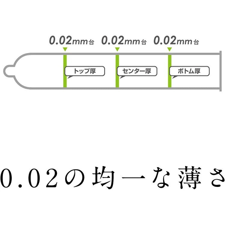 Okamoto冈本超薄0.02避孕套大号黄色 6只