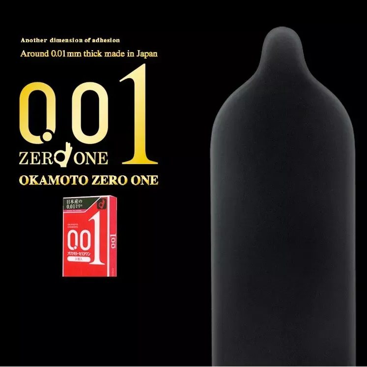 Okamoto Zero One 0.01mm Condoms Regular Size 3pcs