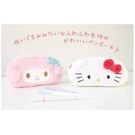 Sanrio Plush Pen Case Hello Kitty Face