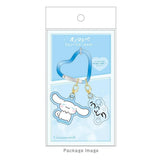 Sanrio Onomatopoeia 2 Charm Key Holder Cinnamoroll