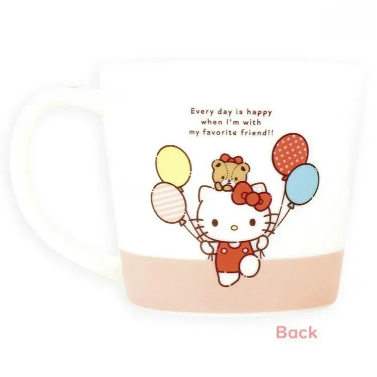 Sanrio Ceramic Mug Hello Kitty & Tiny Chum Milk Balloon