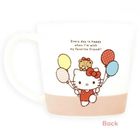 Sanrio Ceramic Mug Hello Kitty & Tiny Chum Milk Balloon