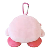 T's Factory Kirby Mini Plush Pouch with Carabiner Kirby Sitting