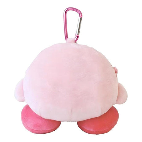 T's Factory Kirby Mini Plush Pouch with Carabiner Kirby Sitting