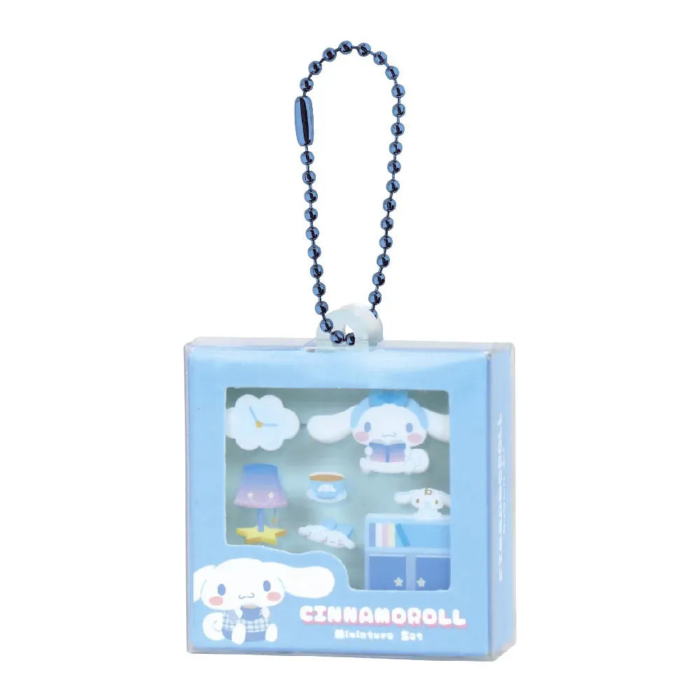 Sanrio Package Style Miniature Keychain Cinnamoroll
