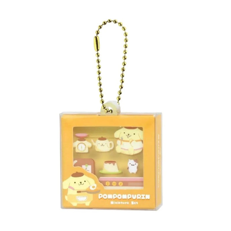 Sanrio Package Style Miniature Key Chain Pompompurin