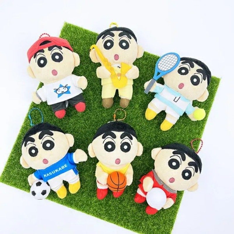 T's Factory Crayon Shin-chan Club Activity Mascot Holder Volleyball Club